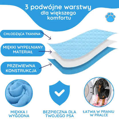 MrFluffyFriend® - Mata Chłodząca dla Psa i Kota