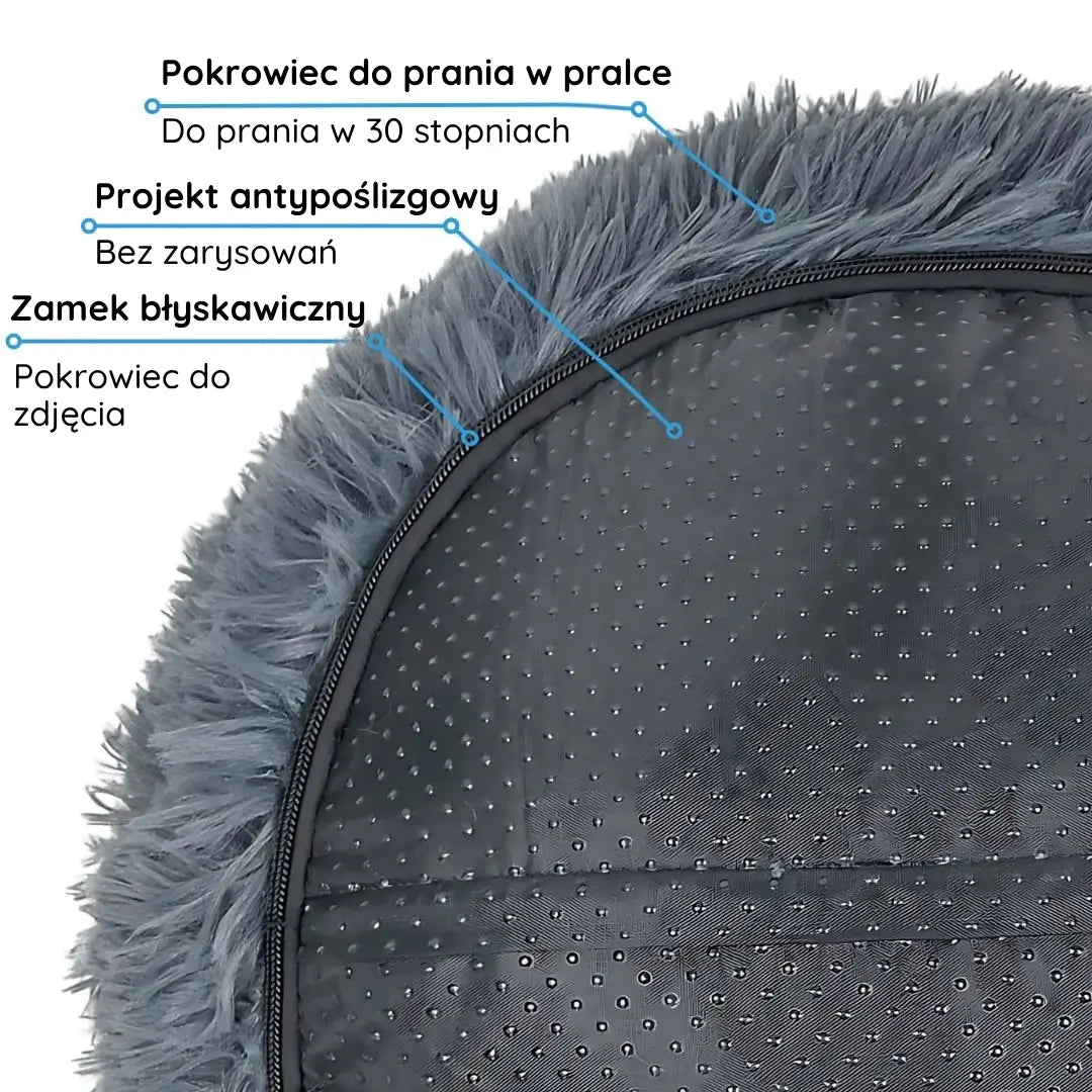 MrFluffyFriend® - Ortopedyczne uspokajające Prane legowisko dla psa