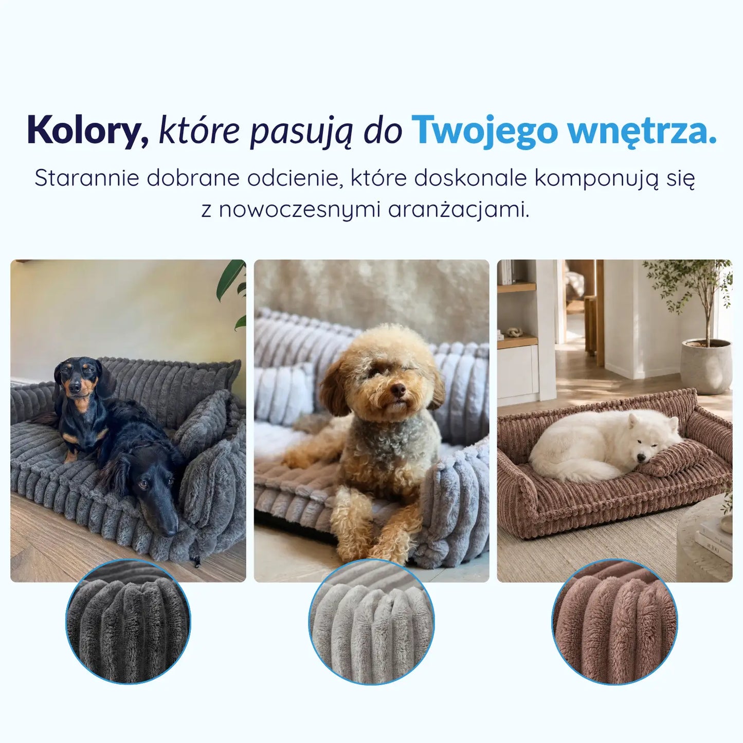 MrFluffyFriend® - Ortopedyczna antypoślizgowa prana kanapa dla psa